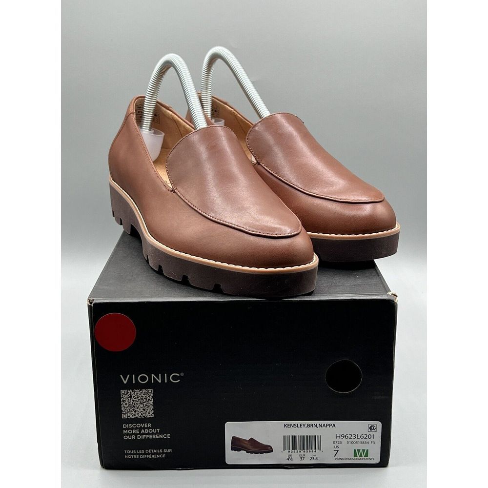 Vionic Womens Charm‎ Kensley Comfort Loafers- Supportive Walking Shoe Size 7 W